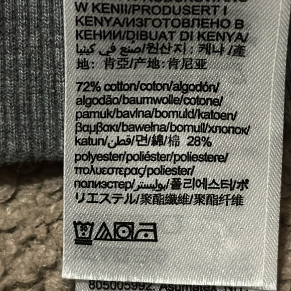 Men’s Calvin Klein Color Block Crewneck Sweatshirt-Sz M-Like New-Gray/White - Picture 16 of 16